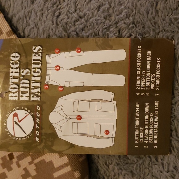 Rothco Kids BDU Shirt - Picture 4 of 5